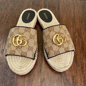 Gucci Espadrilles Size 7 Authentic